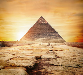 Image showing Sunset in Egypt