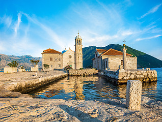 Image showing Church in Bay of Kotor