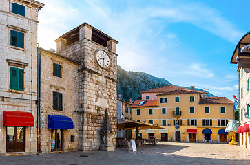 Image showing Clock Tower in Kotor