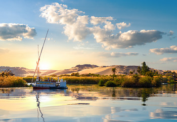 Image showing Desert near nile