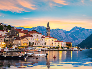 Image showing Perast in evening