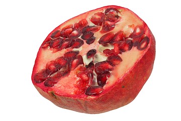 Image showing Pomegranate on white