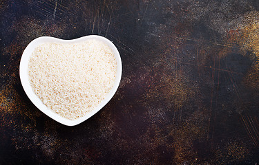 Image showing raw rice