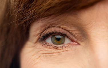 Image showing eye of senior woman