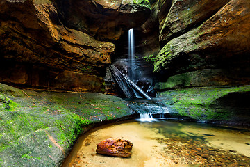 Image showing Waterfall in Centennial Glen Canyon