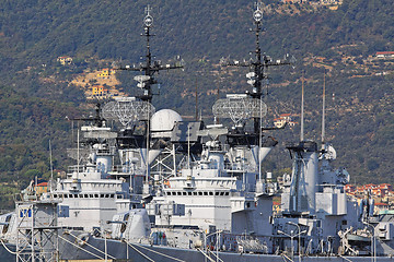 Image showing Military Ships