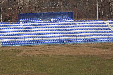 Image showing Small Stadium Stands