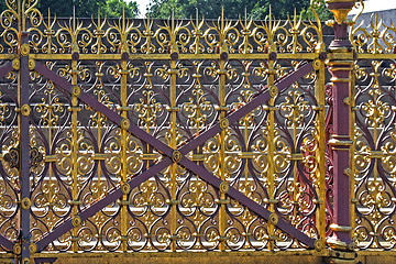 Image showing Golden Fence