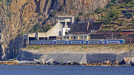 Image showing Cinque Terre Train