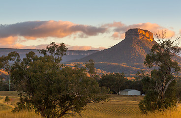 Image showing Sunset views to Pantoneys Crown