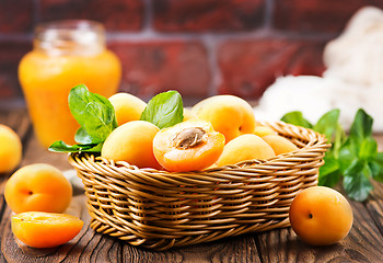 Image showing fresh apricots