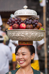 Image showing Bali, Indonesia - Feb 2, 2012 - Hari Raya Galungan and Umanis Galungan holiday fesival parade - the days to celebrate the victory of Goodness over evil, on February 2nd 2012 on Bali, Indonesia