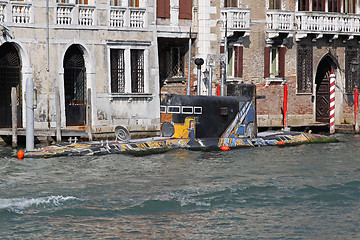 Image showing Submarine in Venice