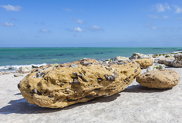 Image showing Rocky Beach Abstract