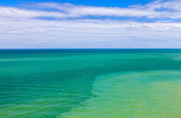 Image showing Sea and Clouds