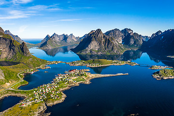 Image showing Lofoten is an archipelago in the county of Nordland, Norway.