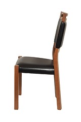 Image showing Wooden chair on white