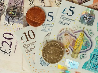 Image showing British money