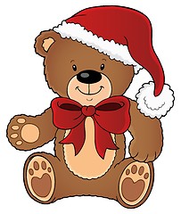 Image showing Christmas teddy bear topic image 1