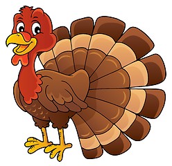 Image showing Turkey bird theme image 1