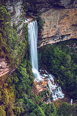 Image showing Blue Mountains Katoomba Falls, Australia