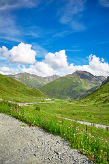 Image showing Swiss Alps landscape