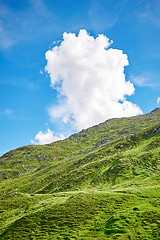 Image showing Swiss Alps landscape