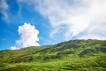 Image showing Swiss Alps landscape