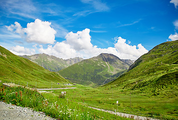 Image showing Swiss Alps landscape