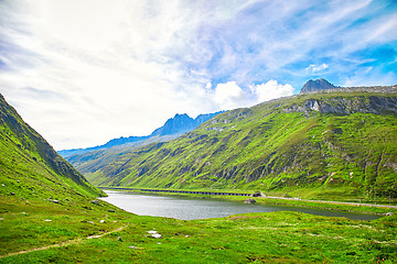 Image showing Swiss Alps landscape