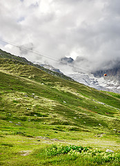 Image showing Swiss Alps landscape