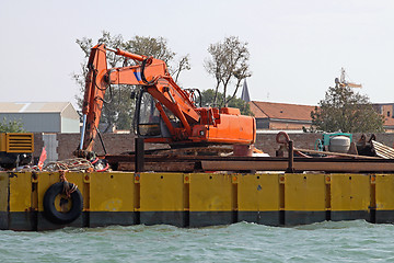 Image showing Digger Barge