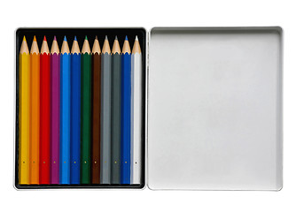 Image showing Colored Pencil Box