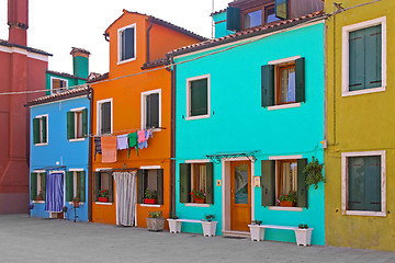 Image showing Burano Houses