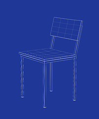 Image showing 3d model of chair