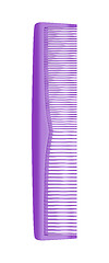 Image showing Purple plastic comb