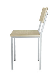 Image showing Side view of chair isolated on white