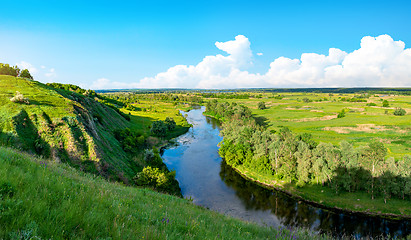 Image showing River and field