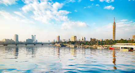 Image showing Panorama of the Nile