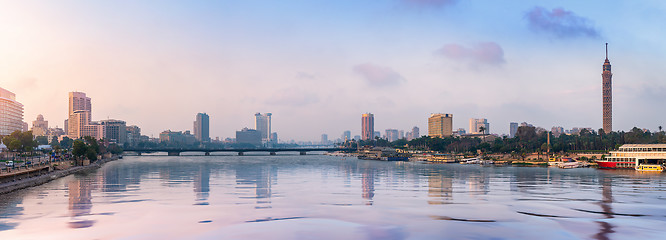 Image showing Panorama of Nile