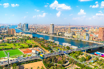 Image showing Cairo aerial View