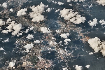 Image showing Chinese city aerial view