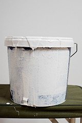 Image showing Old paint can