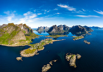 Image showing Lofoten is an archipelago in the county of Nordland, Norway.