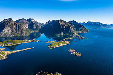 Image showing Lofoten is an archipelago in the county of Nordland, Norway.