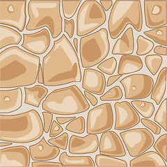 Image showing Stone wall decorative wallpaper on gray background