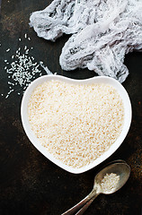 Image showing raw rice