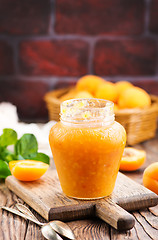 Image showing fresh apricot jam