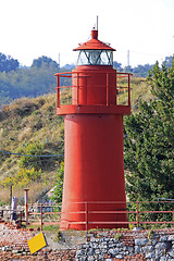 Image showing Red Lighthouse