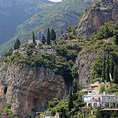 Image showing Positano Cemetery